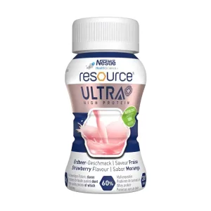 Resource® Ultra High Protein Aromă de Căpșuni, 4 x 125 ml, Nestlé Health Science
