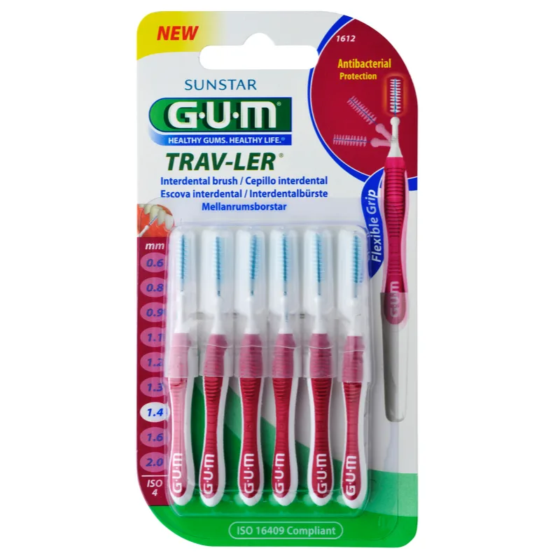 Periute interdentare Trav-Ler 1.4 mm, 6 bucati, Sunstar Gum — preț și oferte