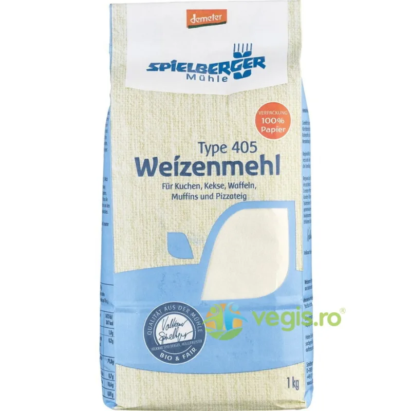 Faina de Grau Alba Tip 405 Demeter Ecologica/Bio 1kg SPIELBERGER — preț și oferte