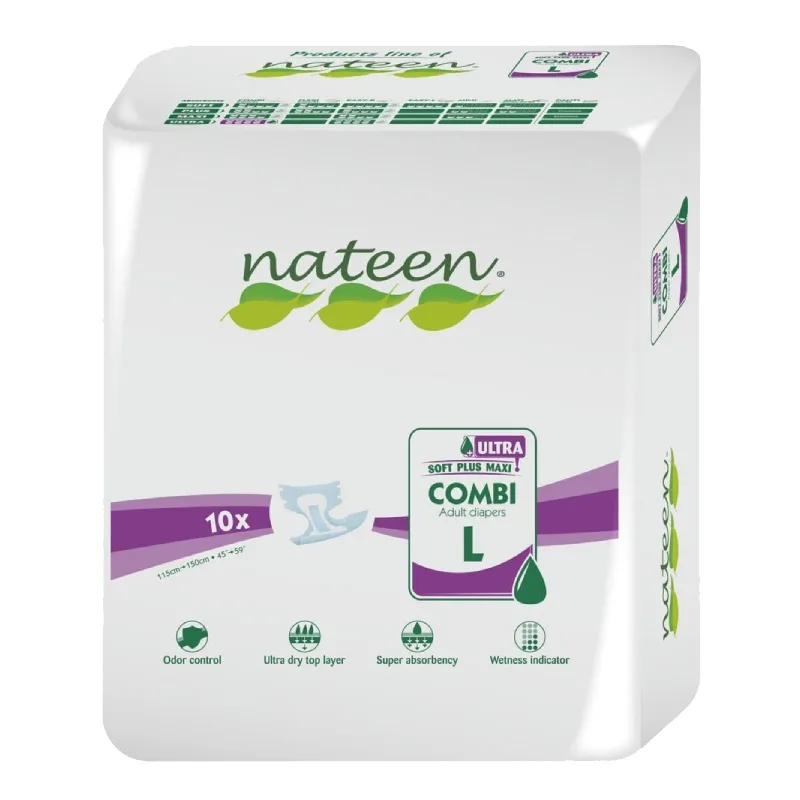 Scutece pentru adulti Combi Line X-Ultra, marime L, 10 bucati, Nateen — preț și oferte