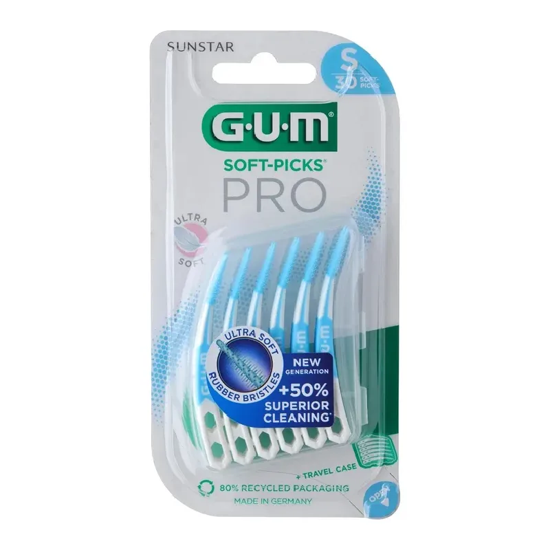 Periute interdentare Ultra Soft Picks PRO, S, 30 bucati, Sunstar Gum — preț și oferte