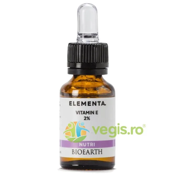 Ser cu Vitamina E 2% Beauty Booster Elementa 15ml Bioearth — preț și oferte
