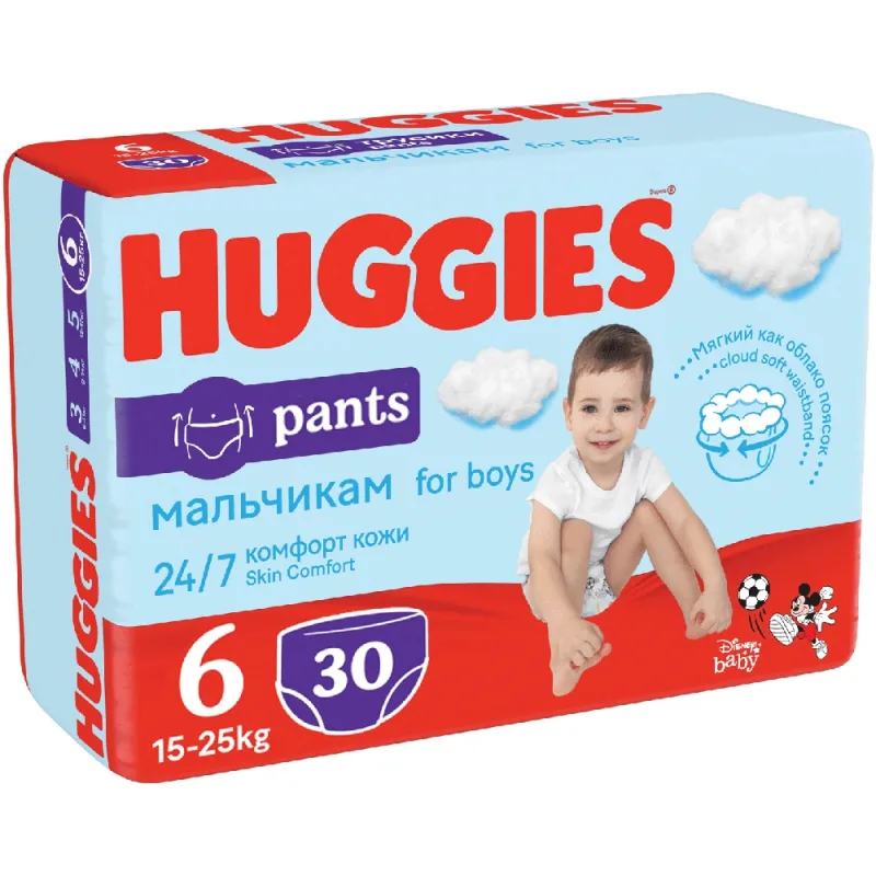 Huggies Pants scutece chilotel baietel nr.6, 15-25 kg | 34 bucati — preț și oferte