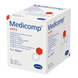Comprese sterile Medicomp Extra, 5*5 cm, 25 bucati, HartMann