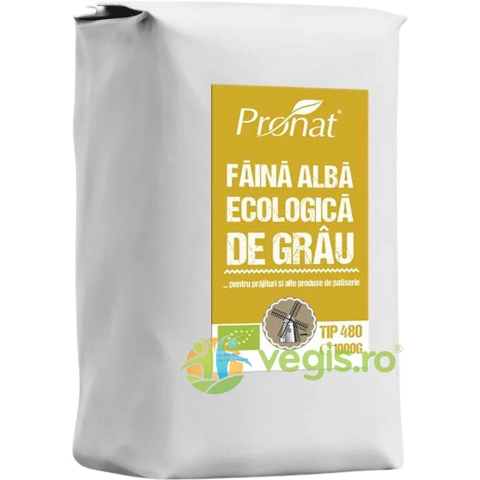 Faina Alba de Grau Tip 480 Ecologica/Bio 1kg PRONAT — preț și oferte