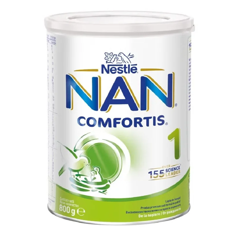Formula de lapte praf Nan 1 Comfortis, 0-6 luni, 800 g, Nestle — preț și oferte