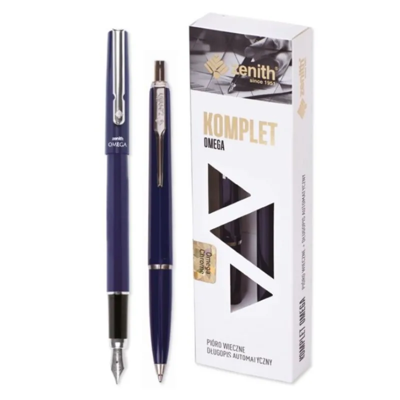Set ZENITH OMEGA CHROME (stilou + pix) Negru, Astra | set x 2 buc ASTRA INFINITY — preț și oferte