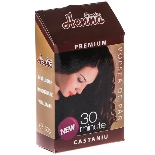 Henna Premium Castaniu 60gr Kian Cosmetics — preț și oferte