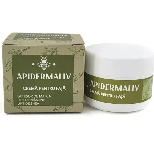 Apidermaliv Crema de Fata Laptisor de Matca si Shea 50ml — preț și oferte