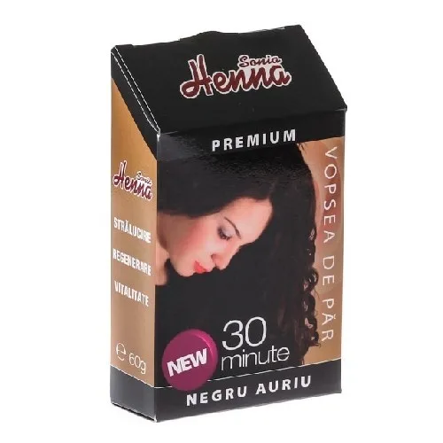 Henna Premium Negru-Auriu 60gr Kian Cosmetics — preț și oferte