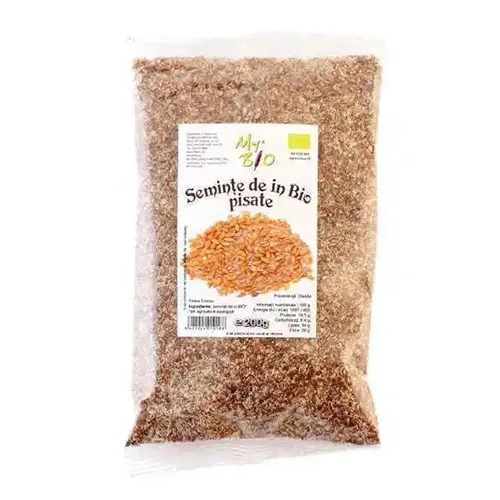 Seminte de In Pisate 200gr Bio My Bio — preț și oferte