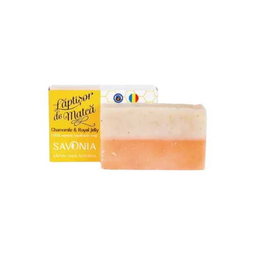 Sapun Handmade Laptisor Matca Musetel 90g, Savonia — preț și oferte