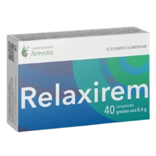 Relaxirem Blister 40cpr Remedia — preț și oferte