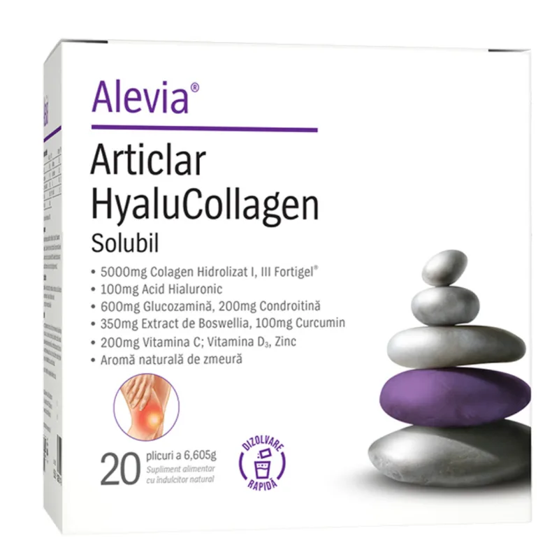 Complex Articlar HyaluCollagen, 20 plicuri, Alevia — preț și oferte