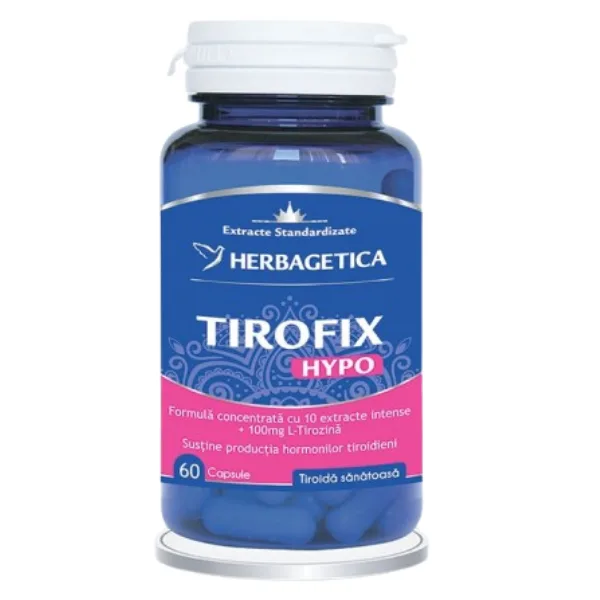 Tirofix Hypo, Herbagetica | 60 capsule — preț și oferte