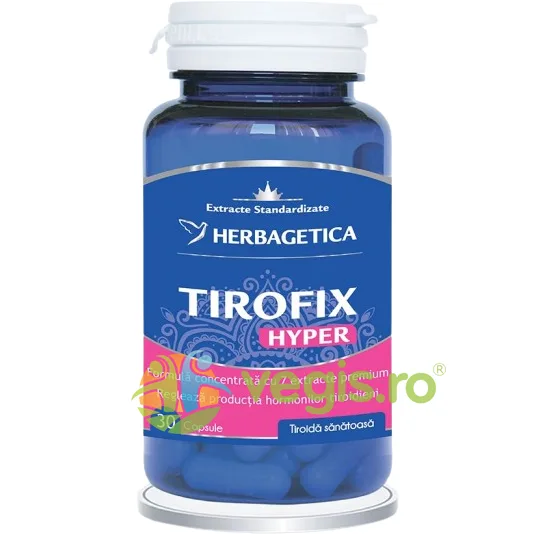 Tirofix Hyper 30cps HERBAGETICA — preț și oferte