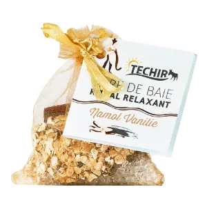 Sare de baie relaxanta cu vanilie si namol, 63 g, Techir