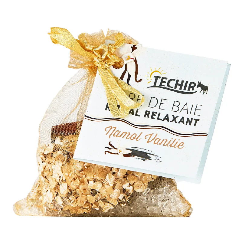 Sare de baie relaxanta cu vanilie si namol, 63 g, Techir TECHIRGHIOL FARMA COSMETICS — preț și oferte