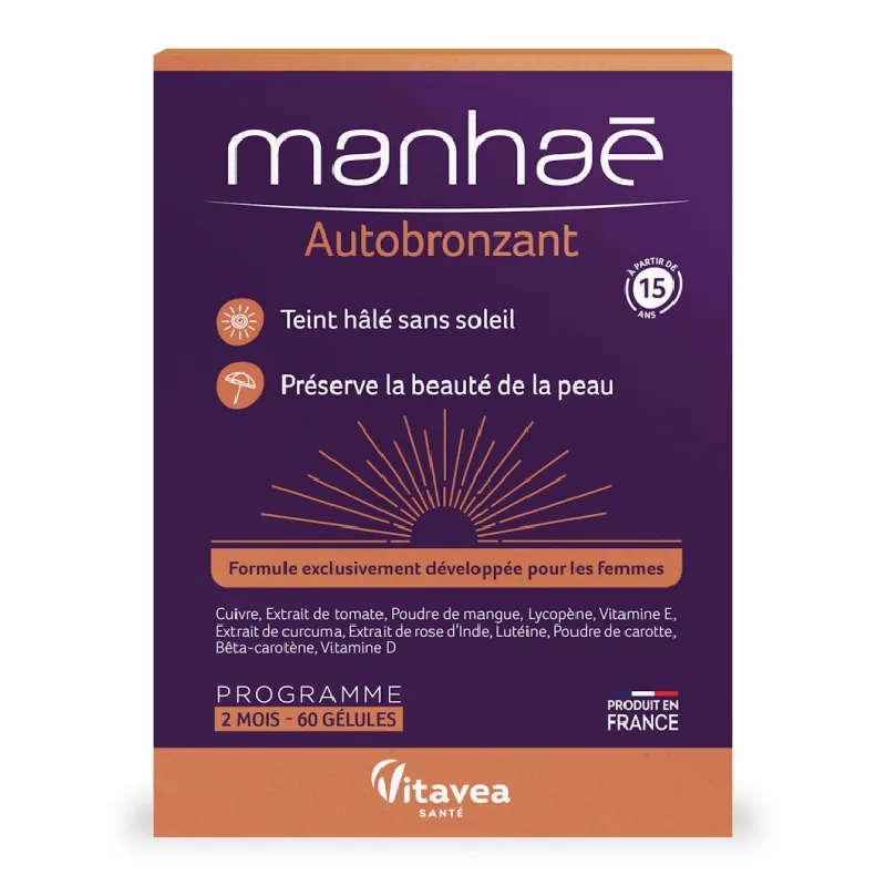 Autobronzant, 60 capsule, Manhae — preț și oferte