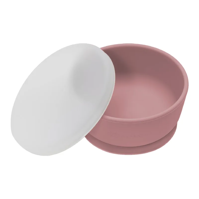 Bol din silicon cu capac, 6 luni+, OldRose, AppeKids — preț și oferte