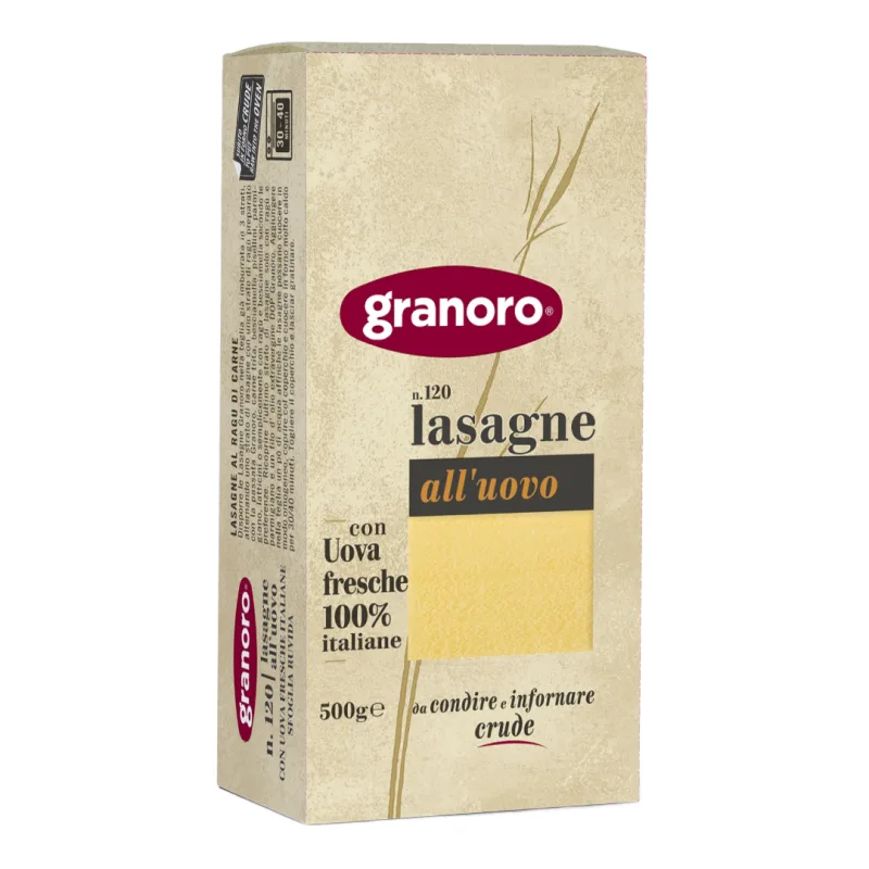 Foi de Lasagna cu ou, N.120, 500g, Granoro — preț și oferte