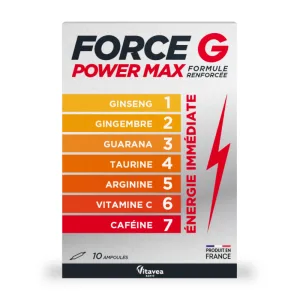 Force G Power Max, 10 fiole buvabile, Vitavea
