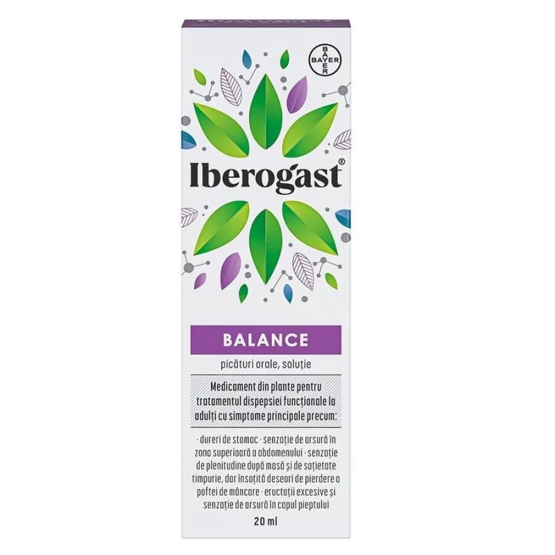 Iberogast Balance picături orale, 20 ml, Bayer — preț și oferte
