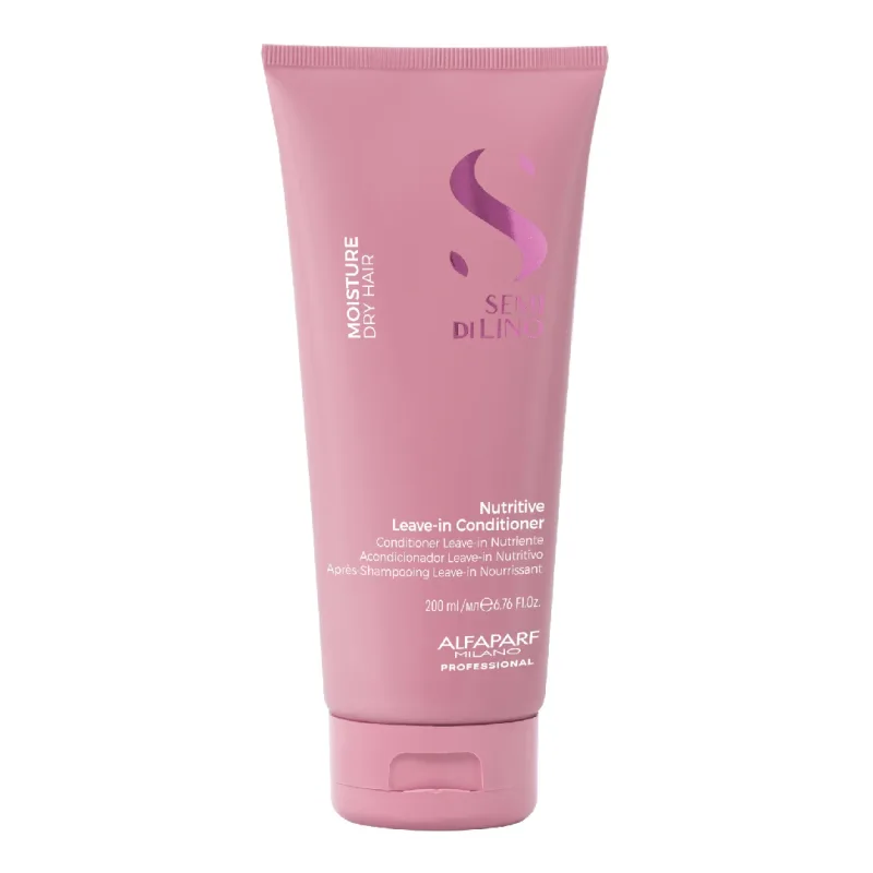 Balsam de hidratare fara clatire Semi di Lino Moisture Nutritiv Leave-in Conditioner, 200 ml, Alfaparf — preț și oferte