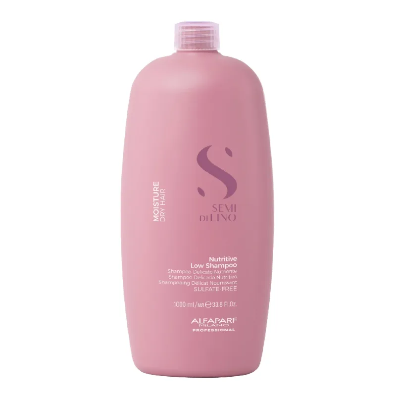 Sampon pentru hidratare fara sulfati Semi di Lino Moisture Nutritive, 1000 ml, Alfaparf — preț și oferte