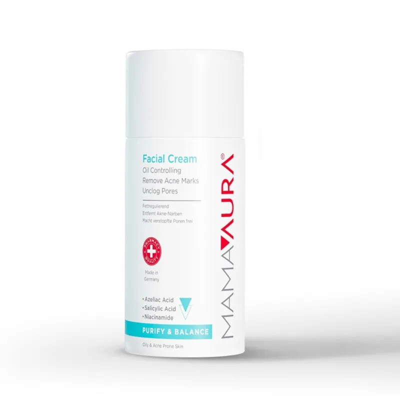 Crema post-acneica Purify & Balance, 50 ml, Mamaaura — preț și oferte