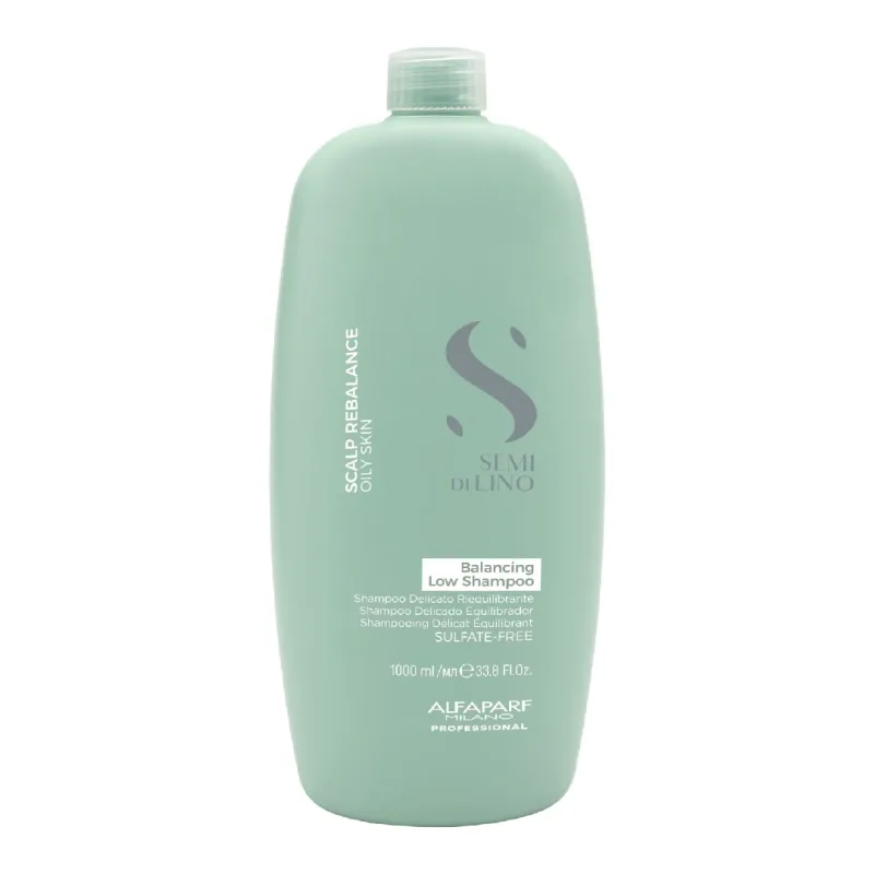 Sampon de echilibrare anti-sebum Semi di Lino Scalp Rebalansing Balancing, 1000 ml, Alfaparf — preț și oferte