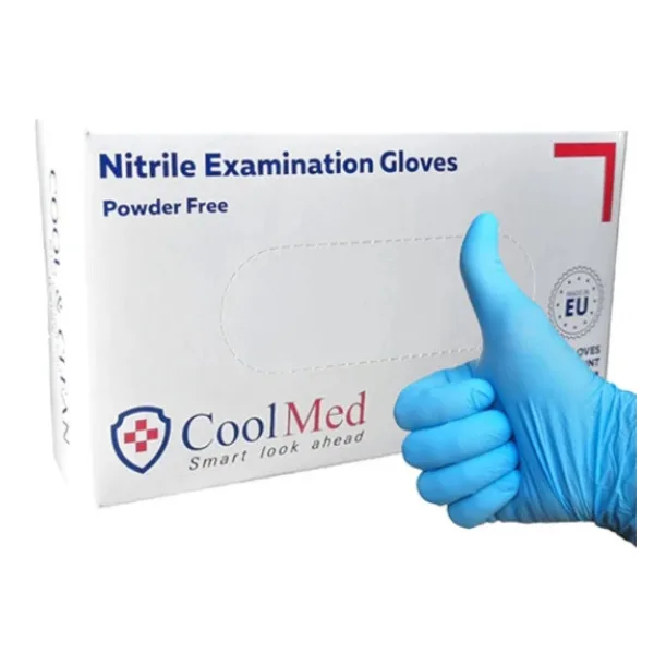 Manusi Nitril Cool Med albastre, marimea S, Top Glove | 100 buc. — preț și oferte