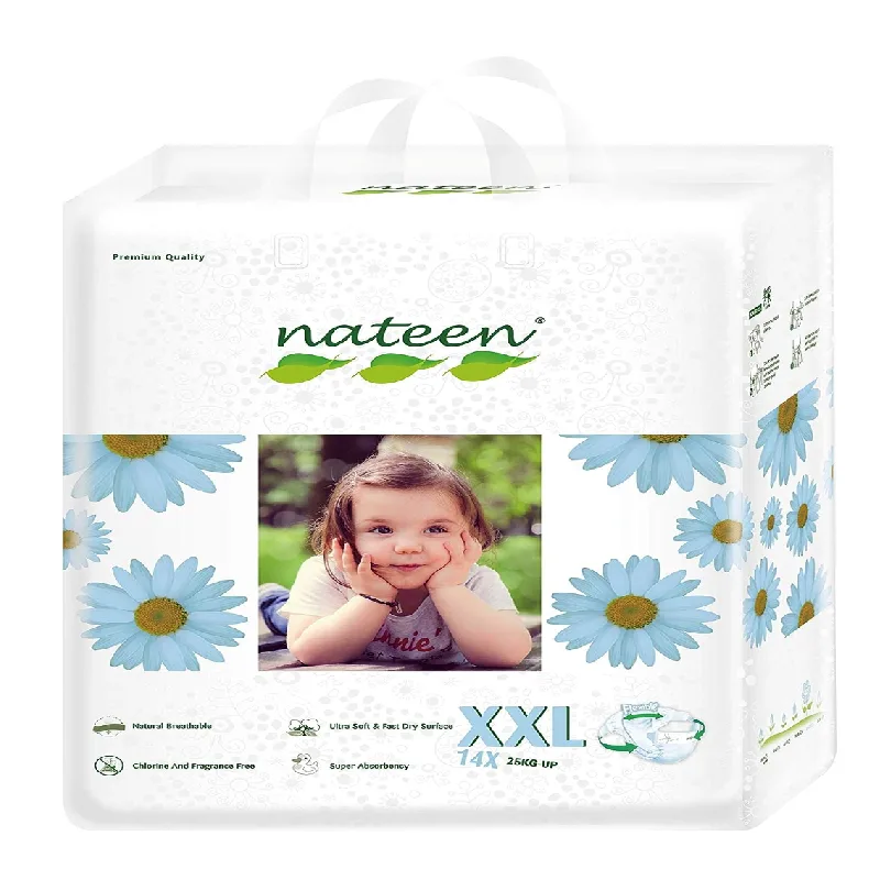 Scutece hipoalergenice Flex&Fit Premium, XXl, Nr.6, 15-25kg, 14 bucati, Nateen — preț și oferte