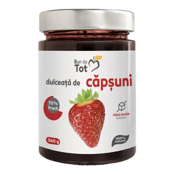 Bun de Tot Dulceata Capsuni, fara zahar, Dacia Plant | 360 g — preț și oferte