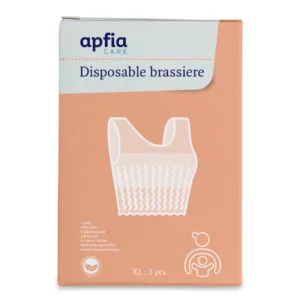 Sutien de unica folosinta, tip bustiera, marimea XL, 3 bucati, Apfia Care