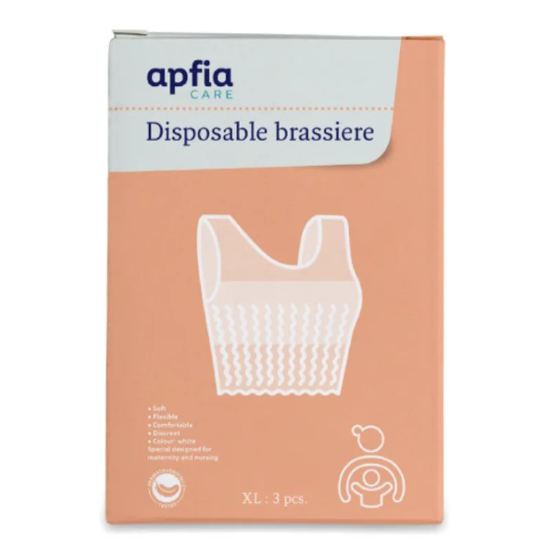 Sutien de unica folosinta, tip bustiera, marimea XL, 3 bucati, Apfia Care — preț și oferte