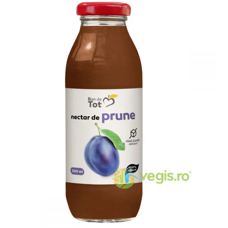 Nectar de Prune fara Zahar Adaugat 300ml BUN DE TOT — preț și oferte