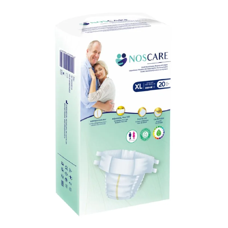 Scutece de incontinenta cu aripioare, marimea XL, 20 bucati, Noscares — preț și oferte