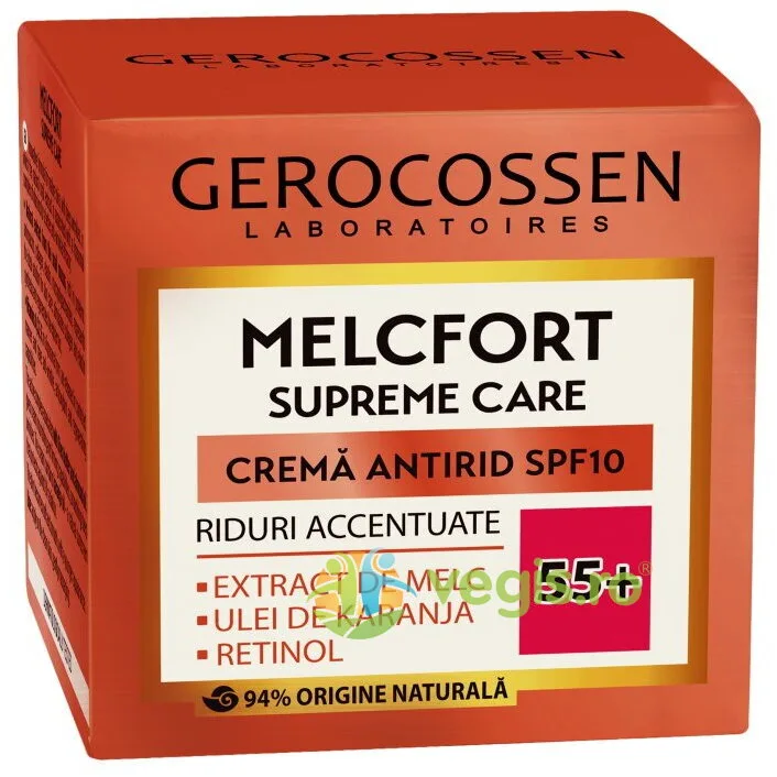 Crema Antirid 55+ Spf10 Melcfort Supreme 50ml — preț și oferte