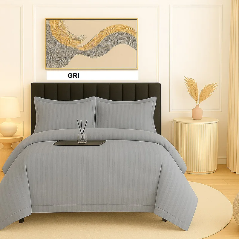 Lenjerie de pat DAMASC gri 230x260 cm, Ralex | 1 buc RALEX INFINITY — preț și oferte