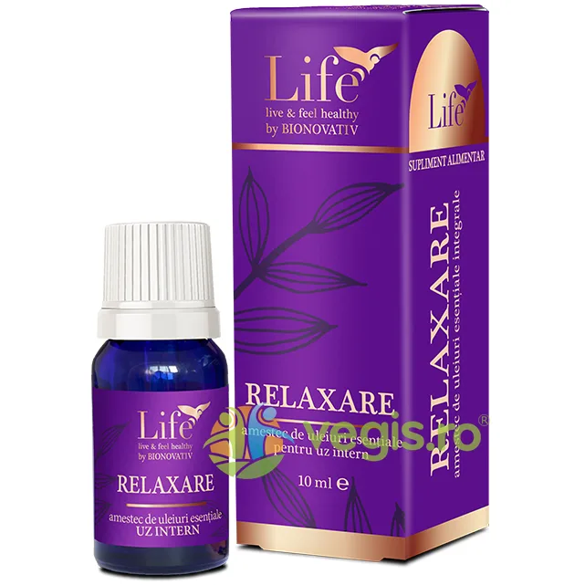 Relaxare - Amestec de Uleiuri Esentiale pentru Uz Intern 10ml BIONOVATIV — preț și oferte