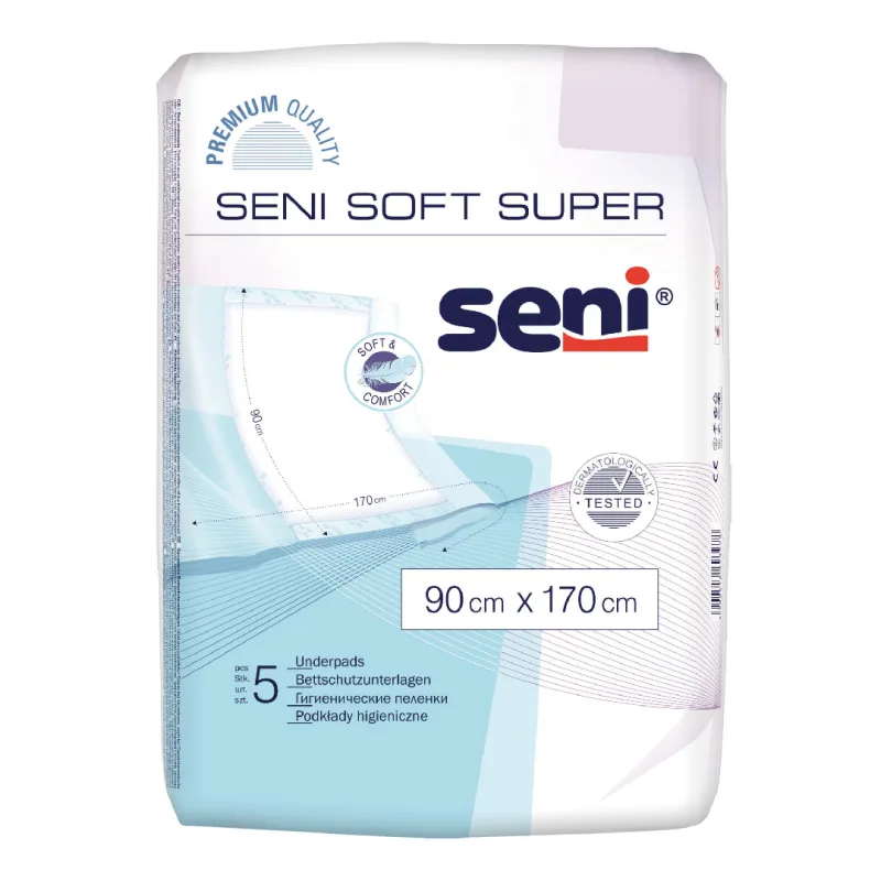 Paturici absorbante pentru pat Soft Super 90*170, 5 bucati, Seni — preț și oferte