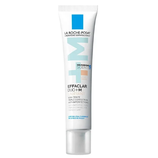 Gel-crema anti-imperfectiuni cu pigment de culoare, nuanta Light, Effaclar Duo+M, La Roche-Posay | 40 ml — preț și oferte