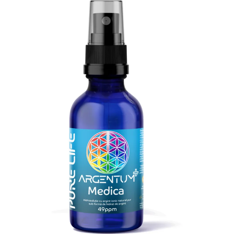 Argentum Medica 49ppm cu Pulverizator 60ml PURE LIFE — preț și oferte