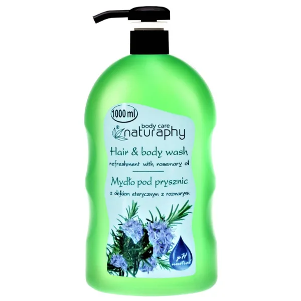 Sampon si gel de dus cu Ulei esential de Rozmarin Naturaphy Herbal, Blux | 1L BLUX COSMETICS INFINITY — preț și oferte