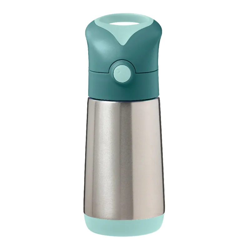 Cana termos cu pai, 12 luni+, Verde, 350 ml, B.Box — preț și oferte