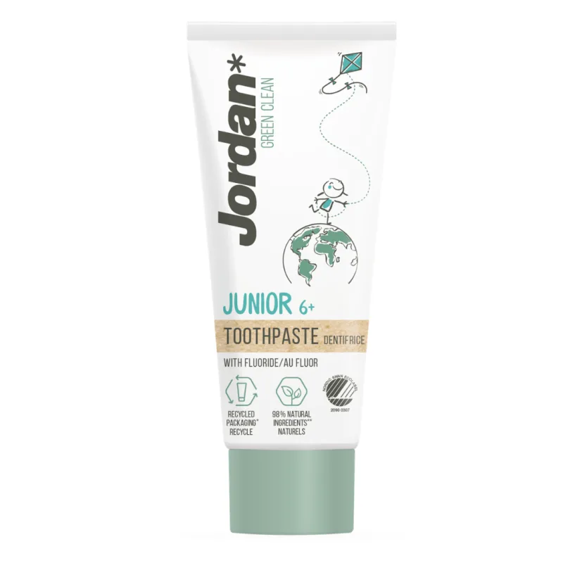 Pasta de dinti pentru copii Green Clean, 6-12 ani, 50 ml, Jordan — preț și oferte