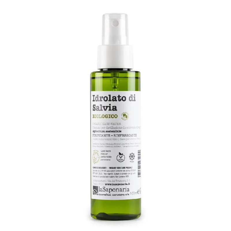 Hidrolat bio (apa florala) anti-inflamator de salvie, 100ml, La Saponaria — preț și oferte