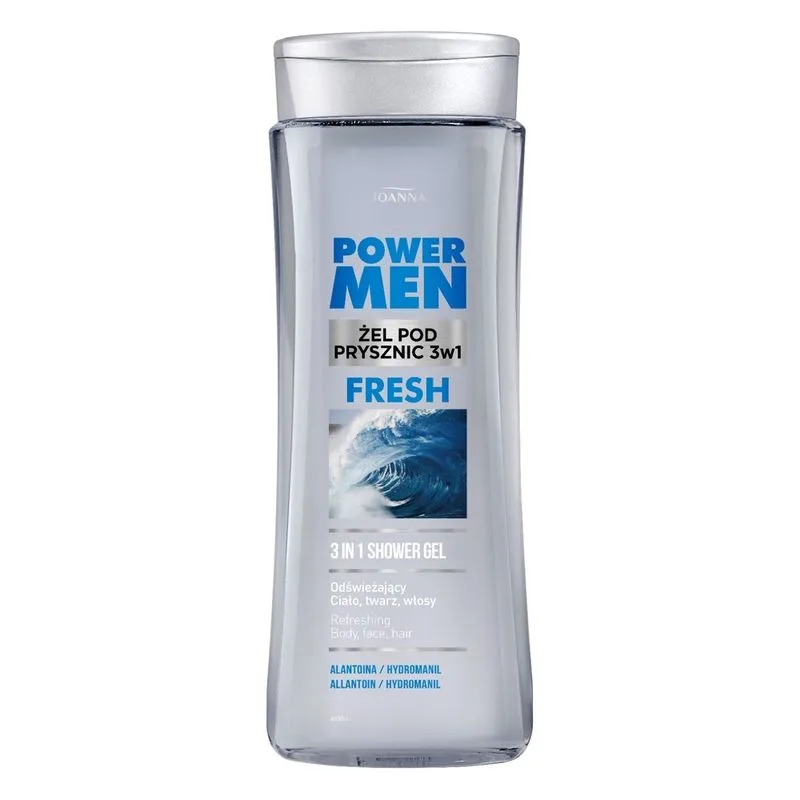 Sampon si gel de dus 3 in 1 Power Men Fresh, Joanna | 300 ml — preț și oferte