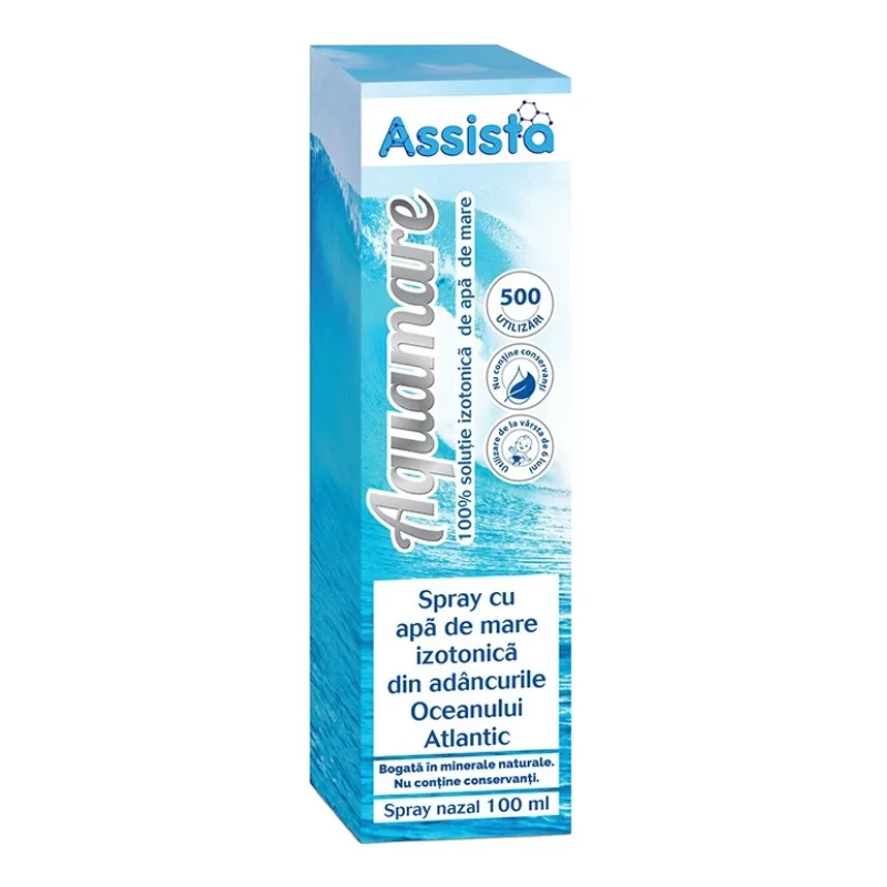 Aquamare spray nazal izotonic, 100 ml, Assista — preț și oferte